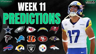 My BEST NFL Week 11 Predictions | NFL Picks for Week 11 Best Bets