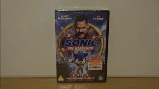 Sonic The Hedgehog (UK) DVD Unboxing