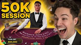 THE MOST INTENSE BLACKJACK SESSION EVER