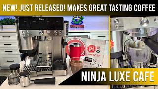 New! Just Released! Ninja Luxe Cafe Espresso Machine ES601 Makes Great Tasting Classic Coffee