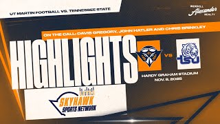 2025 UT Martin Football Highlights: Tennessee State