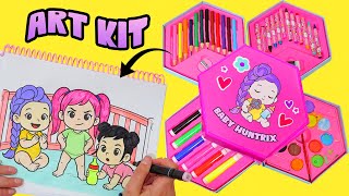 KPop Demon Hunters Baby-Style Huntrix Coloring Activities for Kids