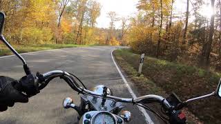 Honda Shadow VT 125 POV in Germany Gopro 7