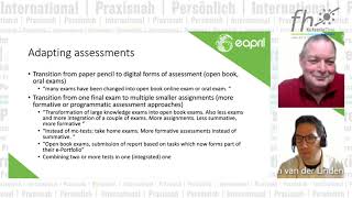 EAPRIL Online Event 2020 -  "Assessment changes in Higher Education due to COVID-19" (CLOUD 10)