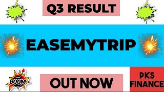 Easemytrip Q3 Results 2026 | Easemytrip Results | Easemytrip Share News | Easy Trip Planners Share 