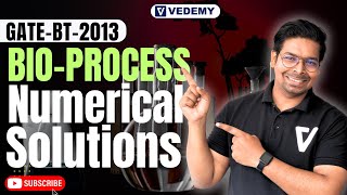 GATE-BT-2013 | Bio-Process Numerical Solution | By Virendra Singh | CSIR | GATE | DBT | ICMR