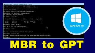 How to Convert MBR to GPT During Windows 10/8/7 Installation