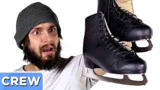 Epic Ice Skating Fail