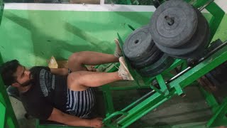 Havey Legs press 500 kg ।। हैवी लेग प्रेस 500 kg।। LEG PRESS।।