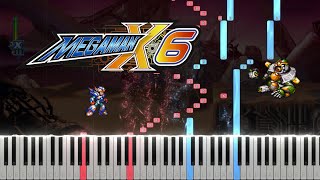 Mega Man X6 - Opening Stage (Piano Tutorial by Javin Tham)