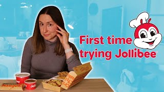 American Tries Jollibee for the First Time