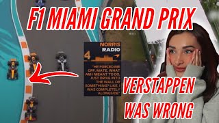 LIVE REACTION F1 MIAMI GRAND PRIX 2025 | DID VERSTAPPEN FORCE NORRIS OFF??