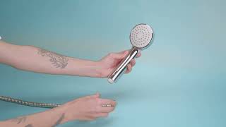 How to fit your TAPP ShowerPro Chrome on your shower head.