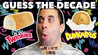 Guess the Decade These Snacks Were MOST Popular! | Snack Time with Big Nick
