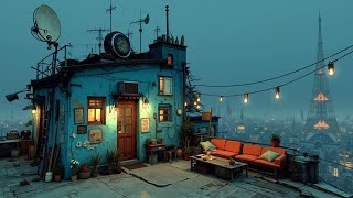 Lofi Hip Hop Beats 🎧 Chill Urban Rooftop Vibes & Retro Japanese City Ambience 🌃 Lofi Study