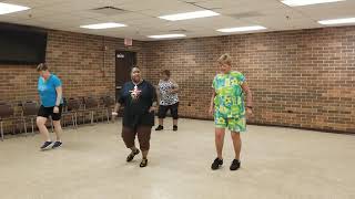 Line dance "DJ shuffle"