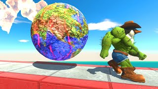 Animals vs Dinosaurs | Cross the Dangerous Bridge While Indoraptors Attack | ARBS