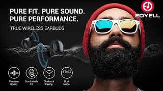 Wireless  Headphones in Ear Built-in Mic Headset Premium Sound with Deep Bass for Sports