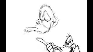 Drawing Daffy Duck, by Scott T. Petersen