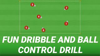 The Dribble Knockout Drill – Perfect for U8–U12 Training Sessions | Football/Soccer