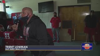 Coach Talk: Trent Lowman, head coach of East Surry
