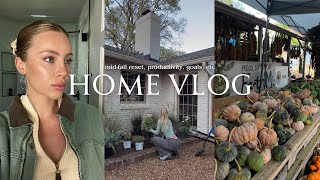 HOME VLOG | fall reset, productive, manifesting, etc.