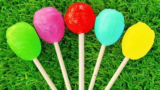 Live Big Lollipops ASMR, Unwrapping Big Giant Candy Box Satisfying Sounds