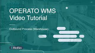 Operato WMS Tutorial - Returning ( Warehouse )