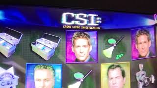 CSI Slot Machine Play @ $40 a Spin