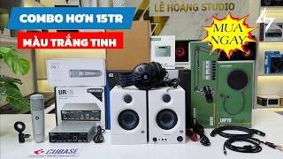 "PURE WHITE" Recording Set Costing More Than 15 Million VND, Full Soundcard, Microphone, Headphon...