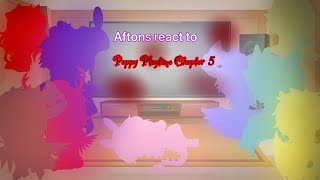 Aftons (+Others) React to Poppy Playtime Chapter 5 Part 2 (Gacha Club) [Read Des]