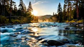 River Sounds in Tranquil Shade (2 Hours) – Soft Music, No Birds