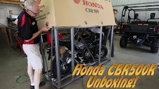 2016 Honda CBR500R Unboxing