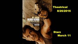 New movies on Premium channels March 2017 HBO Cinemax Starz Epix Showtime