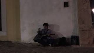 Worthy of Mexico's "La Voz:"  Busker Erik Rodriguez in Campeche doing Charley Patton’s “Pony Blues.”