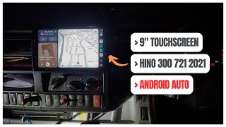 Essential Upgrade: 9" touchscreen HINO 300 721 2021 Wireless Android Auto + Factory Camera ON DEMAND
