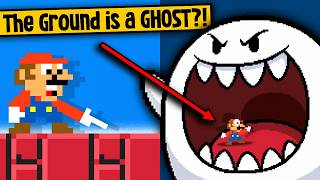 Super Mario Bros. but the floor is GHOSTS?! – BTG Reacts to funny Mario videos