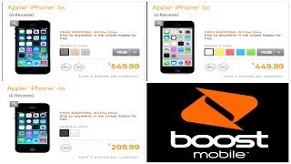 IPhone 5s And IPhone 5c Boost Mobile Official Price