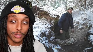 Agent Reacts to Building a Warm and Cozy Dugout for Survival