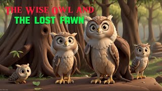 The Wise Owl and the Lost Fawn | Kids Cartoon | English Animated Stories | English Cartoon
