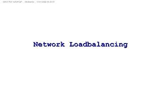 Network Load Balanced Cluster