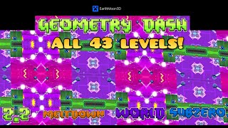 Geometry Dash 2.2 All 43 levels