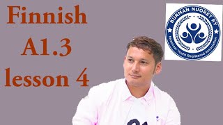 Finnish language A1.3 Lesson 4