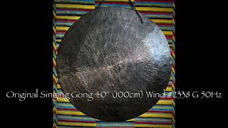 Original Singing Gong - 40" (100cm) Wind #2338 (G1) 50Hz