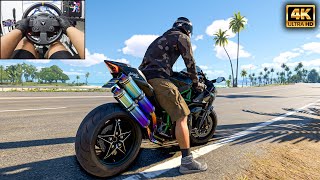 Kawasaki Ninja H2 - The Crew Motorfest | Thrustmaster TX - Gameplay