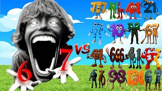 67 GUY ANOMALY FROM ROBLOX Vs All Secret Brainrot Bosses | Minecraft Mob Battle