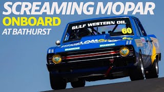 Take a WILD RIDE in Cameron Tilley's V8 Chrysler Valiant Pacer at Bathurst