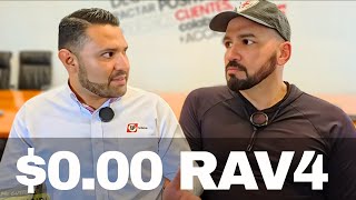 Buy a Toyota RAV4 with $0.00 down payment