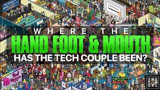 Where the Hand, Foot, and Mouth has the Tech Couple been?