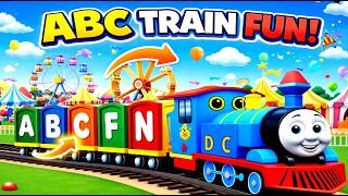 ABC Train Adventure 🚂 | Fun Alphabet Song for Kids
